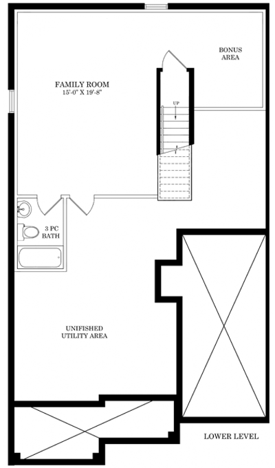 Dahlia Optional Basement Plan